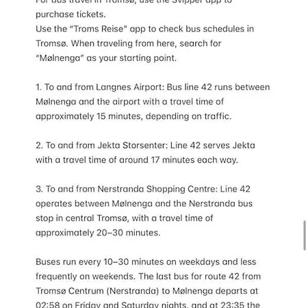 Apartamento Moderne Og Privat I Tromso- Gratis Parkering! *